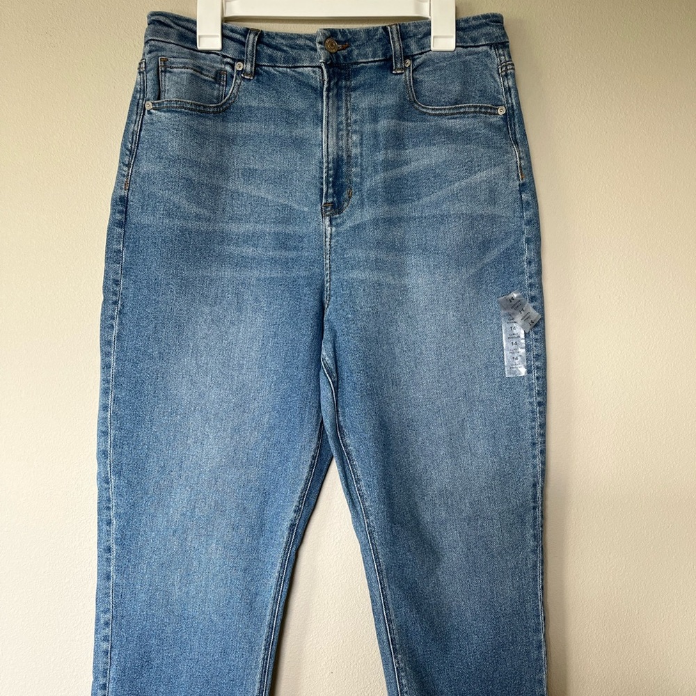 American Eagle curvy stretch mom jean